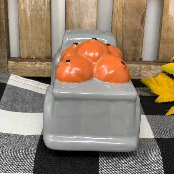 Farmhouse Pumpkin Hauling Truck Vintage Style Rustic Fall Holiday Decor Autumn - Picture 13 of 15